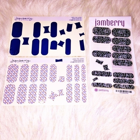 Jamberry Nail Wraps 3sets partially used - Picture 1 of 4